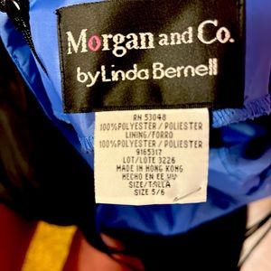 Morgan & Co navy blue dress